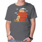 Peanuts – Funny Graphic T-Shirt in charcoal, product display