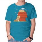Peanuts – Funny Graphic T-Shirt in turquoise, product display