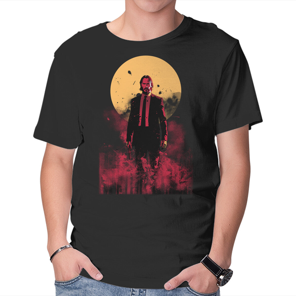 The Boogeyman Under The Sun – Movie Graphic T-Shirt in black, product display
