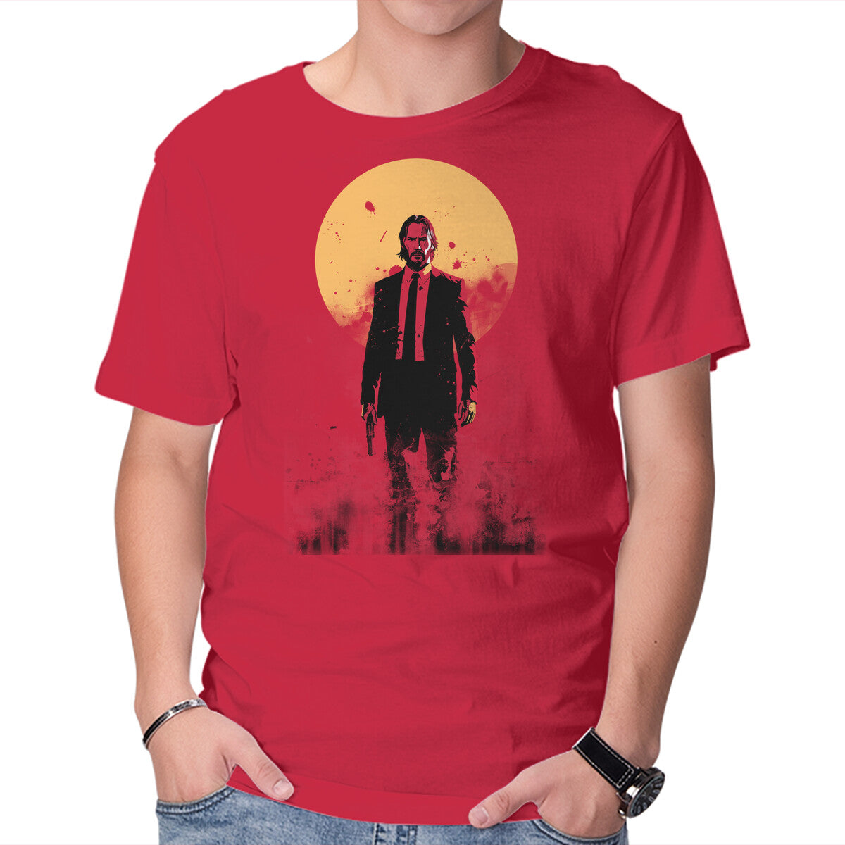 The Boogeyman Under The Sun – Movie Graphic T-Shirt in red, product display