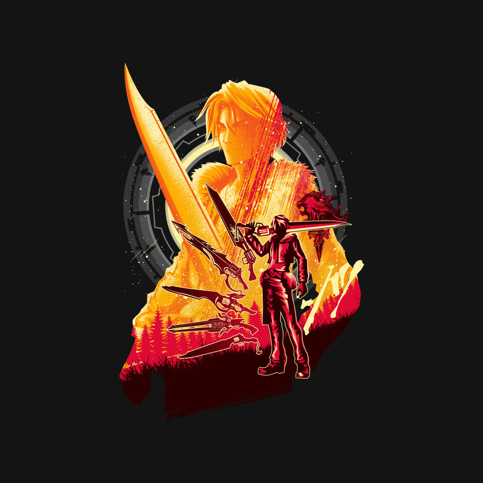Ultimate Weapon – Gaming Graphic T-Shirt design artwork for black graphic T-shirt