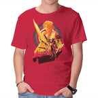 Ultimate Weapon – Gaming Graphic T-Shirt in red, product display