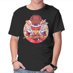 Winter Captors – Anime Graphic T-Shirt in black, product display