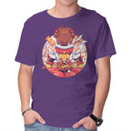Winter Captors – Anime Graphic T-Shirt in purple, product display