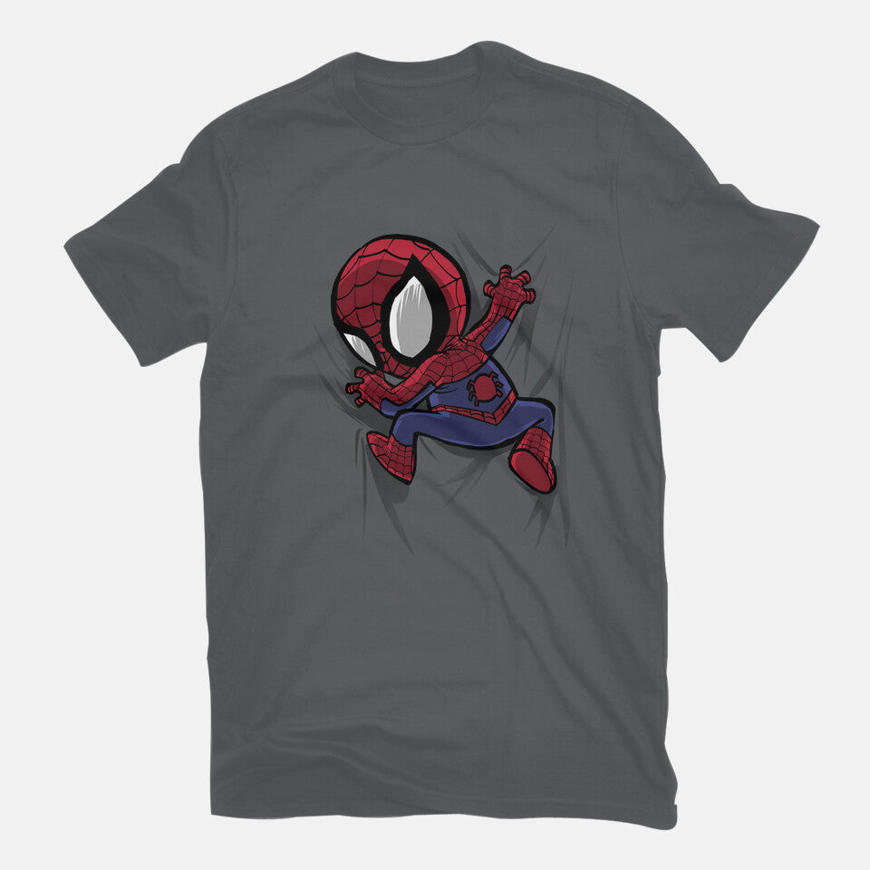 My Portable Spidey Graphic T-Shirt in charcoal, flat-lay product view