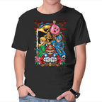 Game Heroes – Gaming Graphic T-Shirt in black, product display