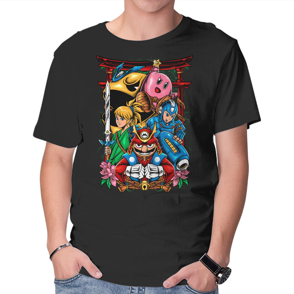 Game Heroes – Gaming Graphic T-Shirt in black, product display
