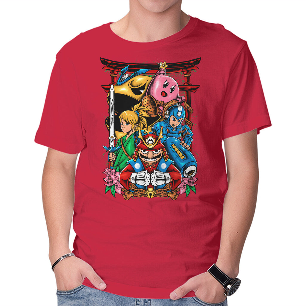 Game Heroes – Gaming Graphic T-Shirt in red, product display