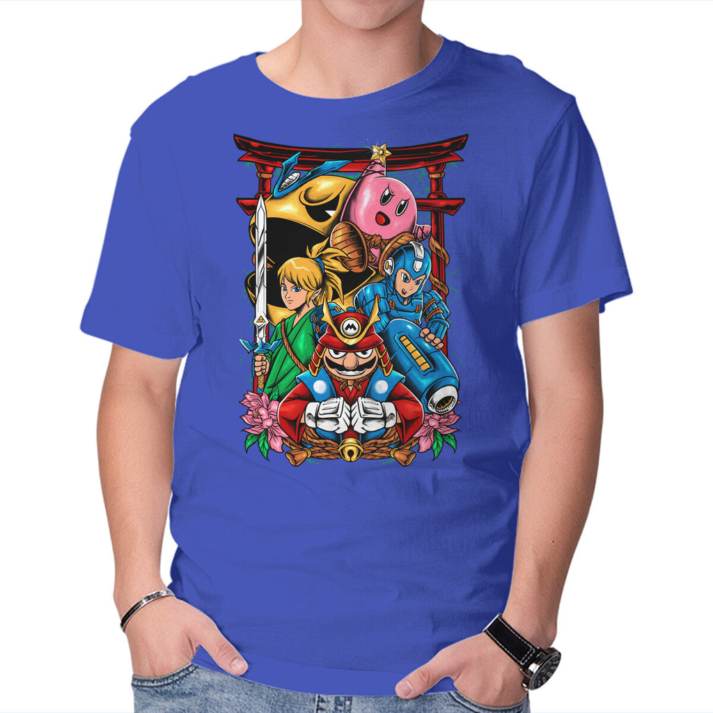 Game Heroes – Gaming Graphic T-Shirt in royal blue, product display