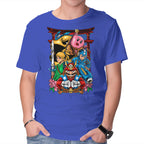 Game Heroes – Gaming Graphic T-Shirt in royal blue, product display