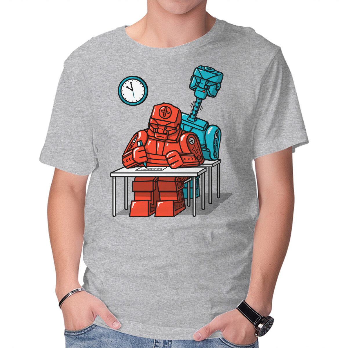 Robot Exam – Gaming Graphic T-Shirt