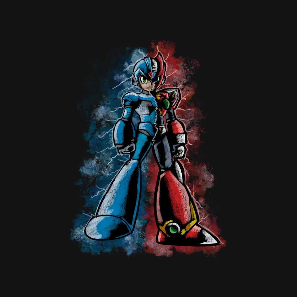 My Brother Robot – Gaming Graphic T-Shirt design artwork for black graphic T-shirt