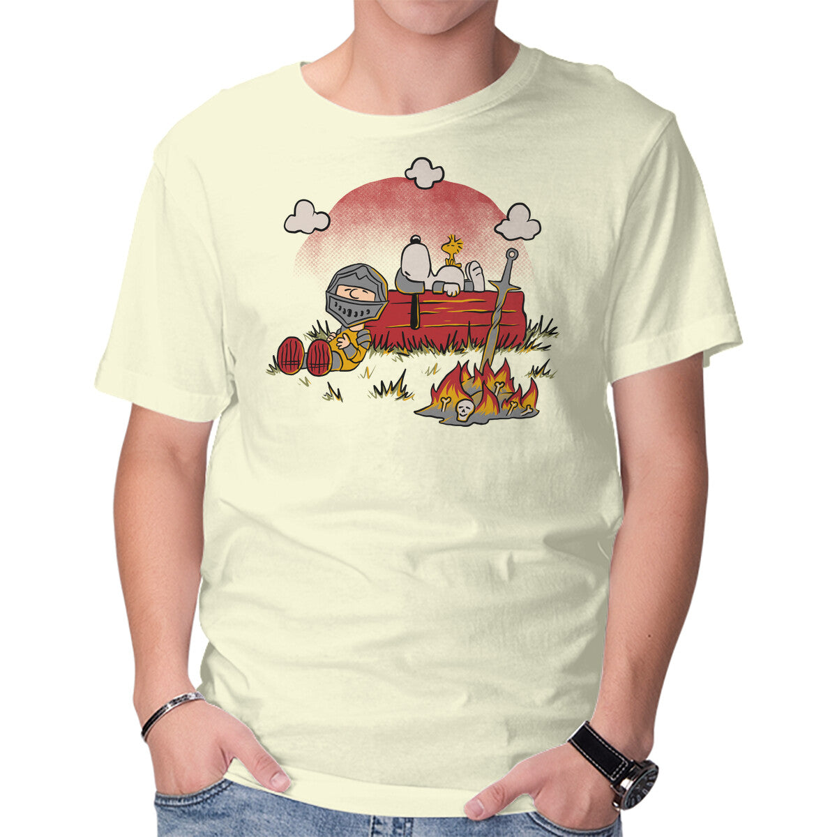Snoopy Dark Souls – Gaming Graphic T-Shirt