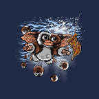 Never Do It – Horror Graphic T-Shirt design artwork for navy graphic T-shirt
