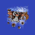 Never Do It – Horror Graphic T-Shirt design artwork for royal blue graphic T-shirt