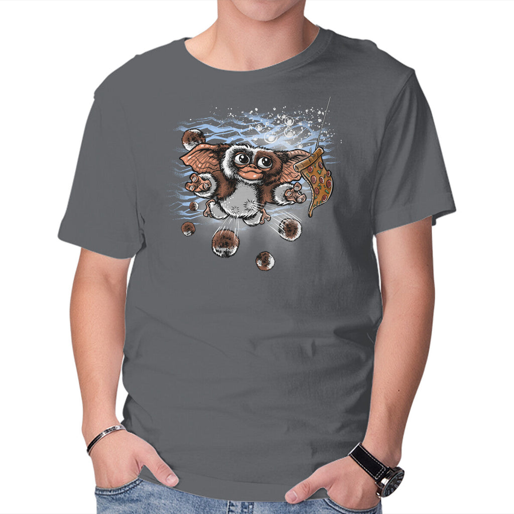 Never Do It – Horror Graphic T-Shirt in charcoal, product display