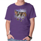 Never Do It – Horror Graphic T-Shirt in purple, product display