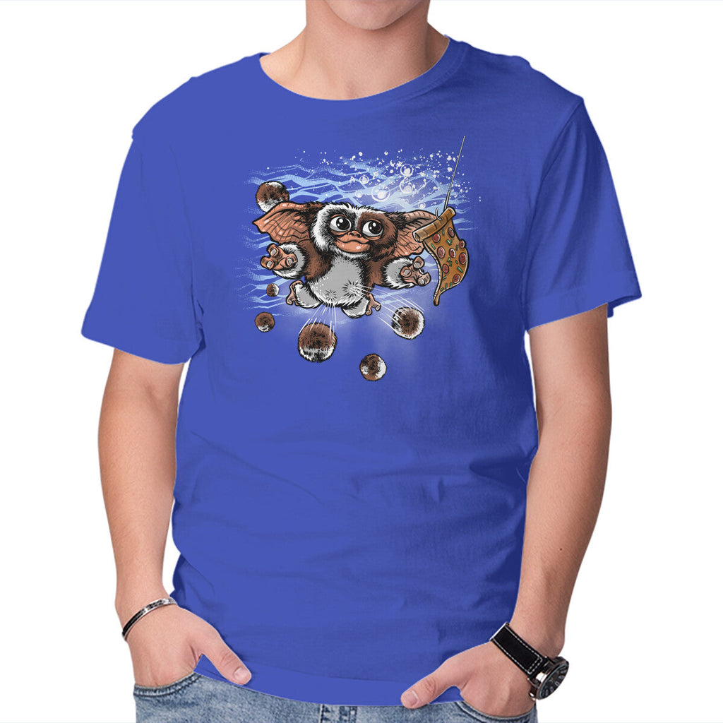 Never Do It – Horror Graphic T-Shirt in royal blue, product display