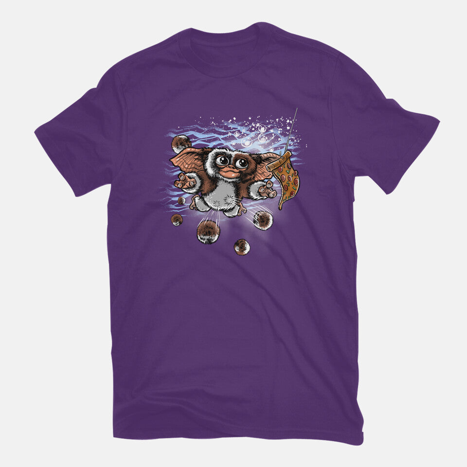 Never Do It – Horror Graphic T-Shirt in purple, flat-lay product view