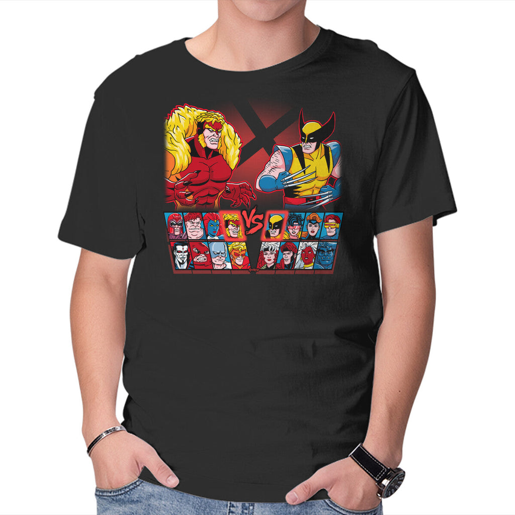 Mutant Fighter – Gaming Graphic T-Shirt in black, product display