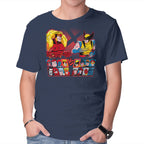Mutant Fighter – Gaming Graphic T-Shirt in navy, product display