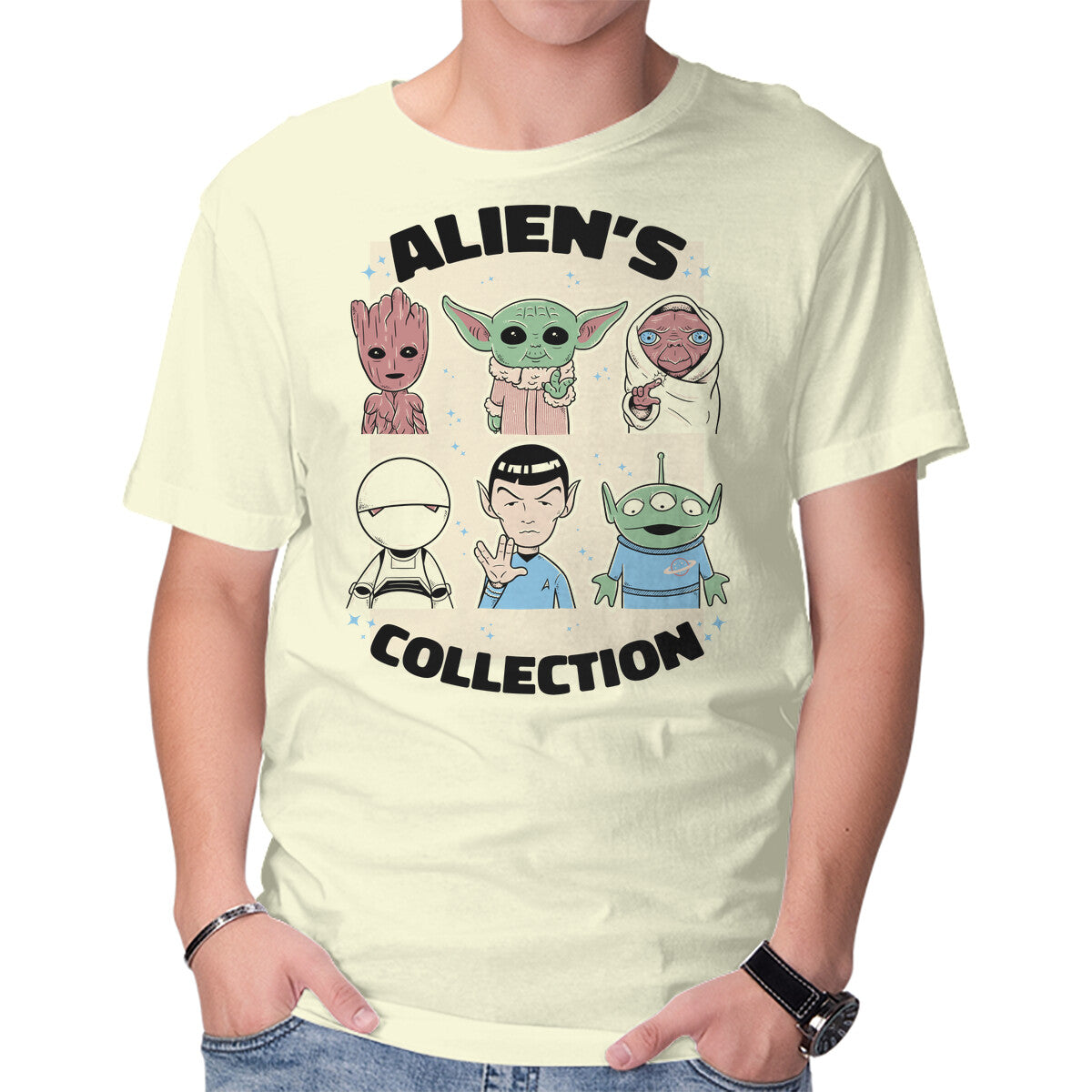 Alien's Collection – Sci-Fi Graphic T-Shirt