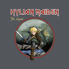 Hylian Maiden – Gaming Graphic T-Shirt design artwork for charcoal graphic T-shirt
