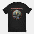 Hylian Maiden – Gaming Graphic T-Shirt in black, flat-lay product view