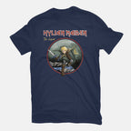 Hylian Maiden – Gaming Graphic T-Shirt in navy, flat-lay product view