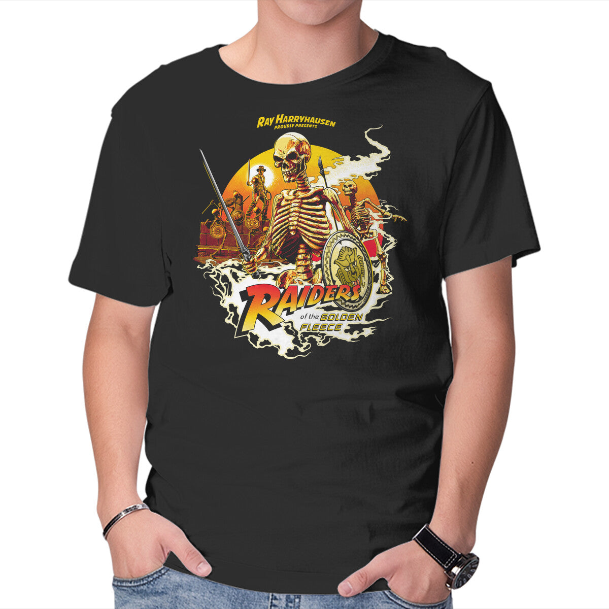 HarrisonHausen – Movie Graphic T-Shirt in black, product display