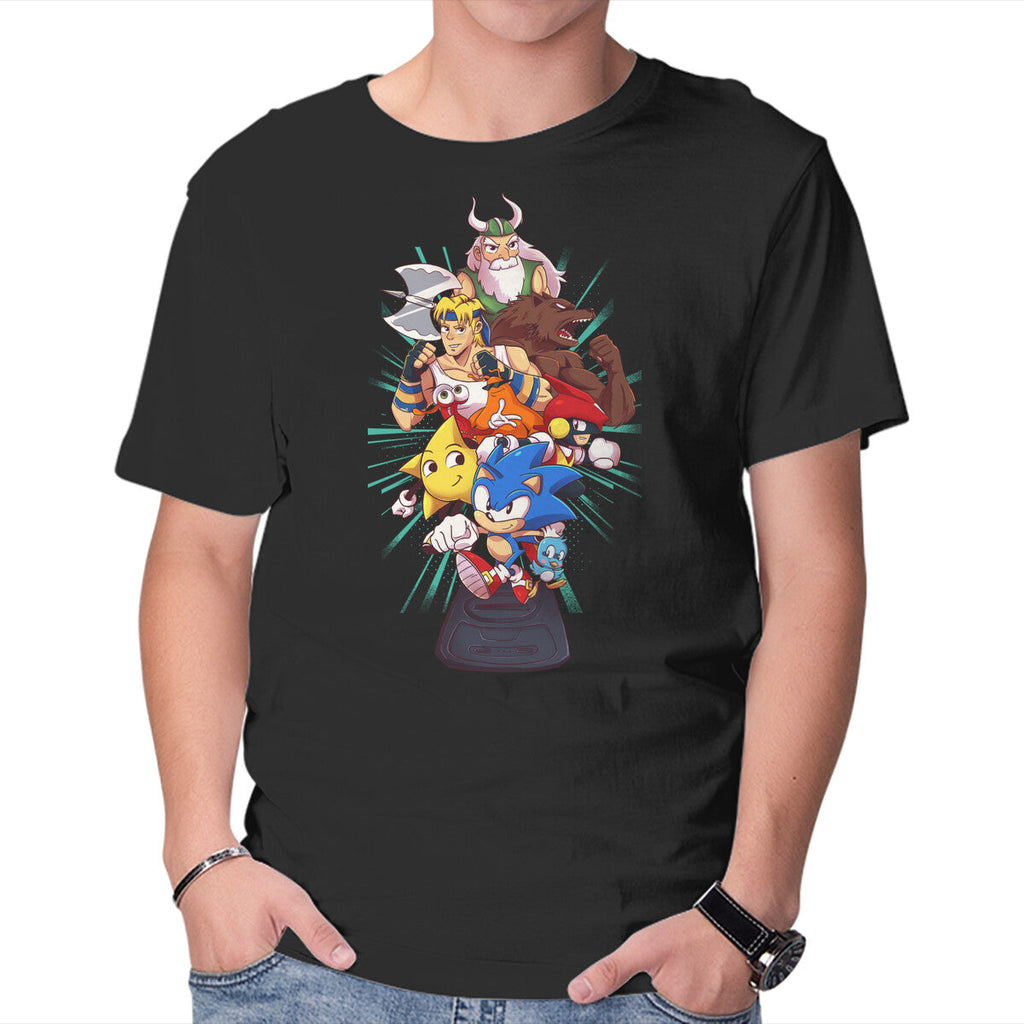 Megadrive – Gaming Graphic T-Shirt in black, product display