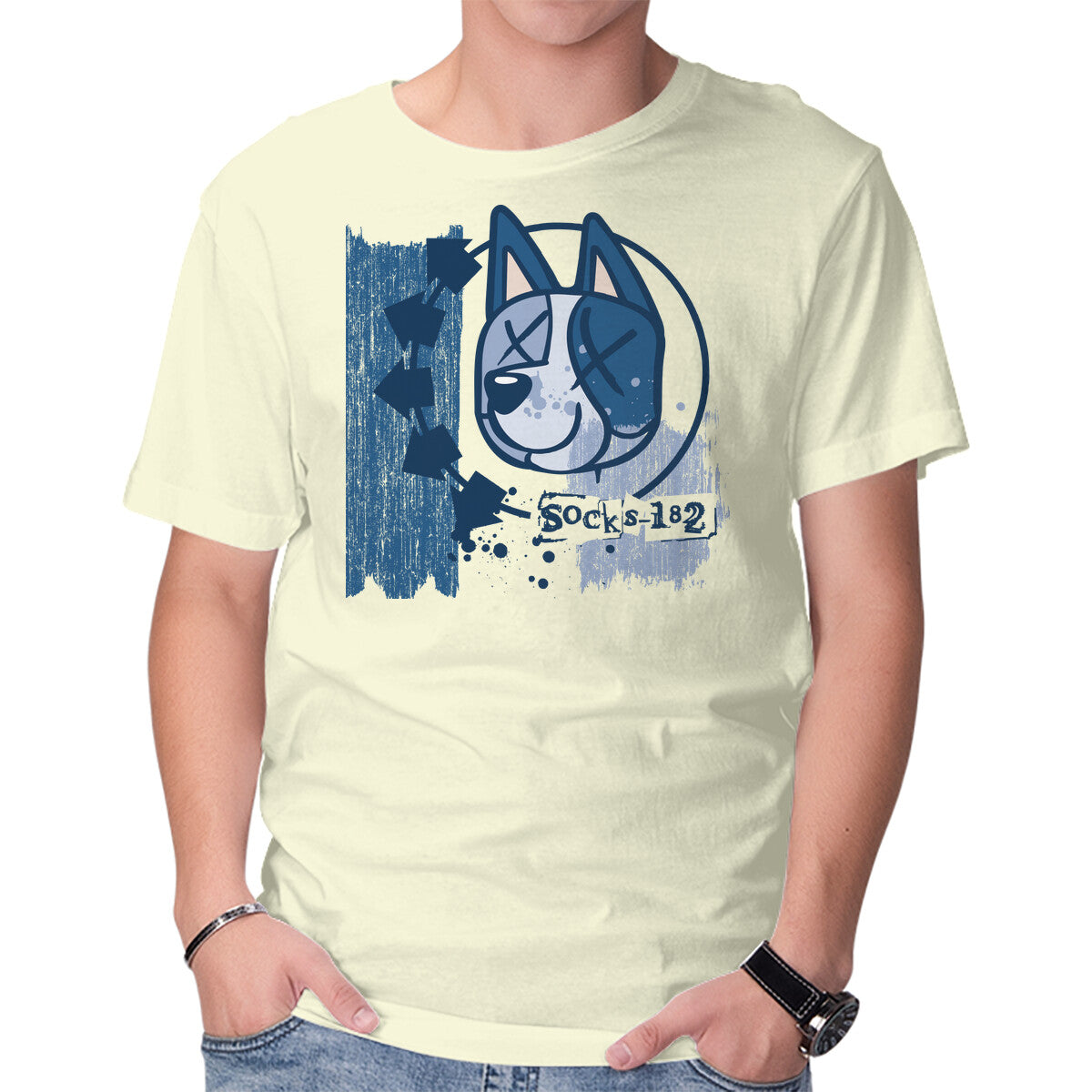 Socks-182 – Dog Graphic T-Shirt