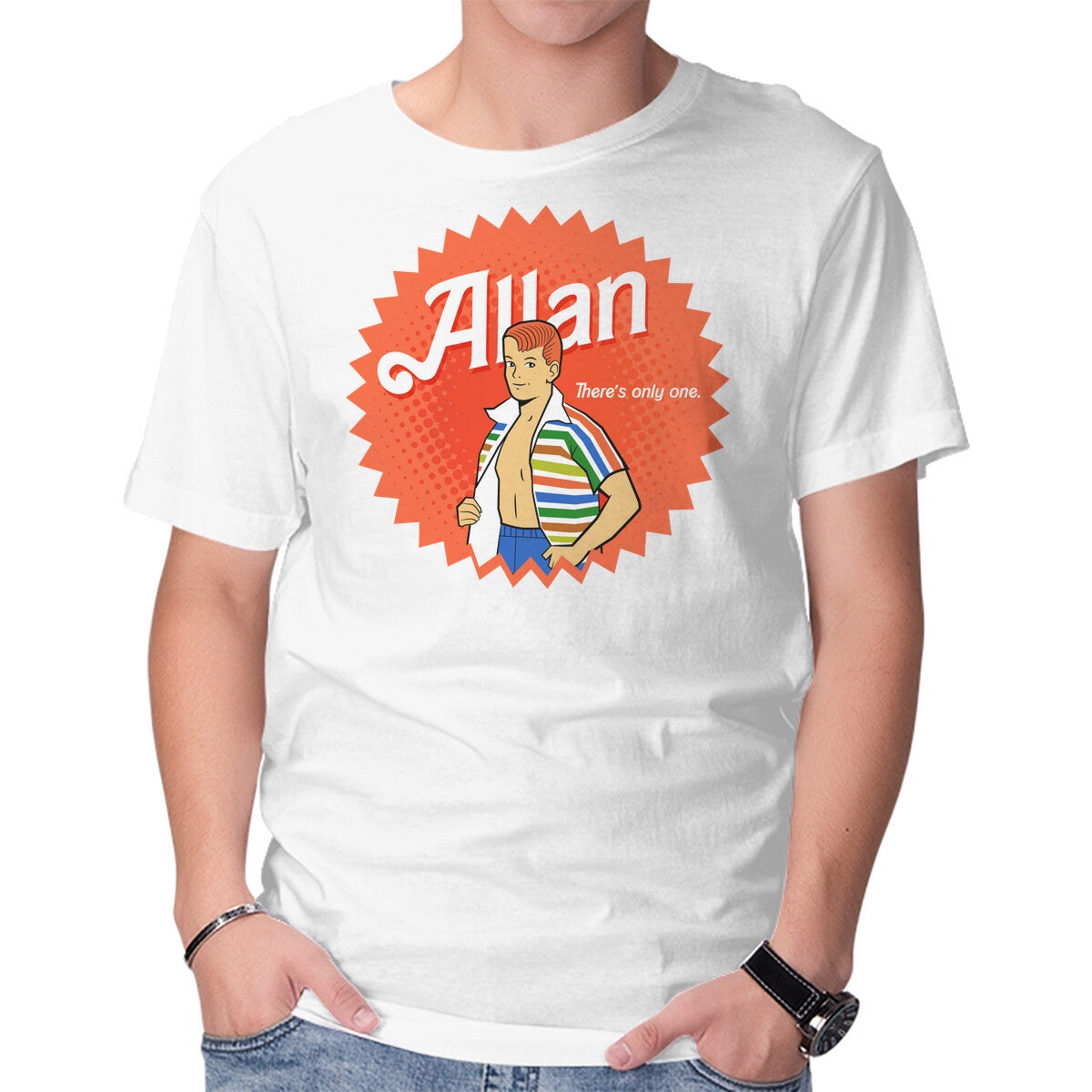 Only One – Movie Graphic T-Shirt in white, product display