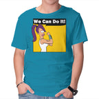 We Can Do It – Sci-Fi Graphic T-Shirt in turquoise, product display