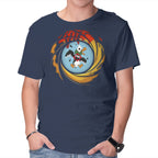 License To Hunt – Gaming Graphic T-Shirt in navy, product display