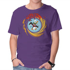 License To Hunt – Gaming Graphic T-Shirt in purple, product display