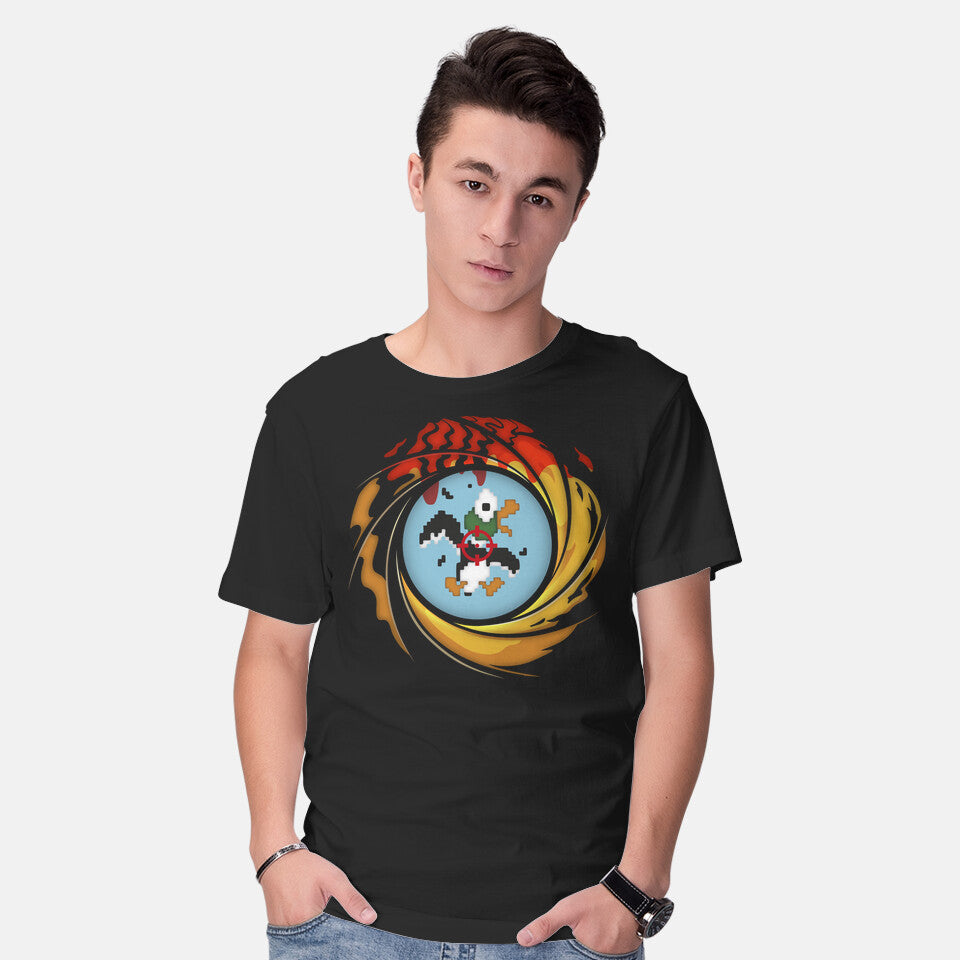 Model wearing black License To Hunt – Gaming Graphic T-Shirt