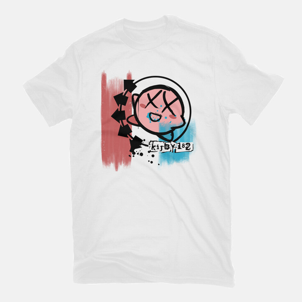 Hungry 182 – Anime Graphic T-Shirt in white, flat-lay product view