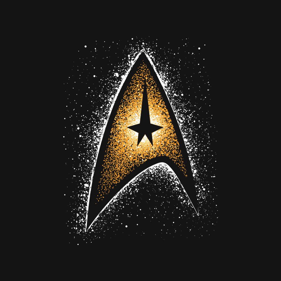 Live Long And Prosper – Sci-Fi Graphic T-Shirt design artwork for black graphic T-shirt