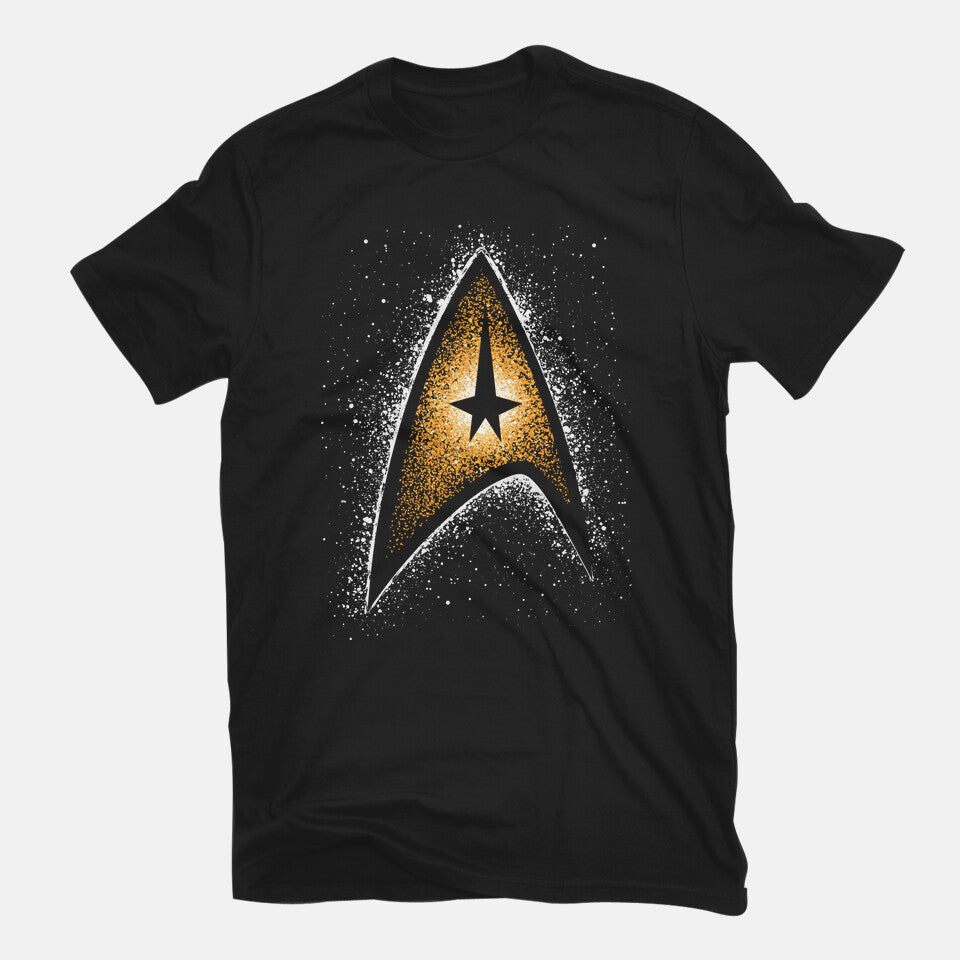 Live Long And Prosper – Sci-Fi Graphic T-Shirt in black, flat-lay product view