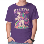 Create Your Reality – Sci-Fi Graphic T-Shirt in purple, product display