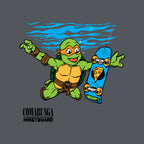 Neverboard – Music Graphic T-Shirt design artwork for charcoal graphic T-shirt