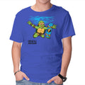 Neverboard – Music Graphic T-Shirt in royal blue, product display