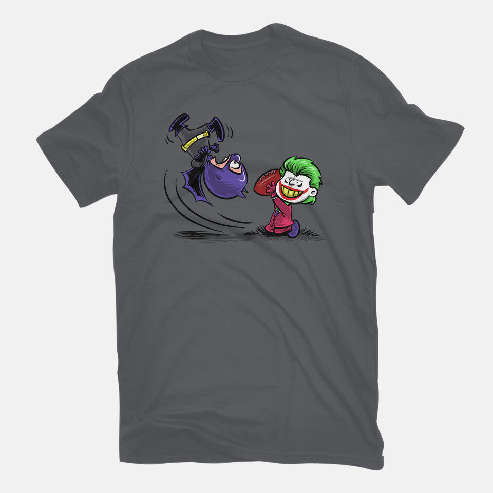 Bat Charlie – Movie Graphic T-Shirt in charcoal, flat-lay product view
