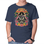 Dark Summer – Sci-Fi Graphic T-Shirt in navy, product display