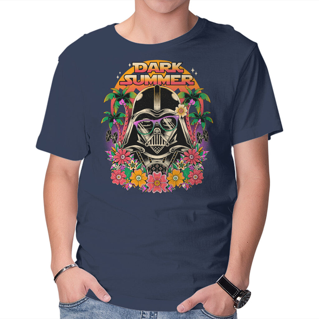 Dark Summer – Sci-Fi Graphic T-Shirt in navy, product display