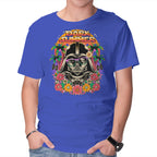Dark Summer – Sci-Fi Graphic T-Shirt in royal blue, product display