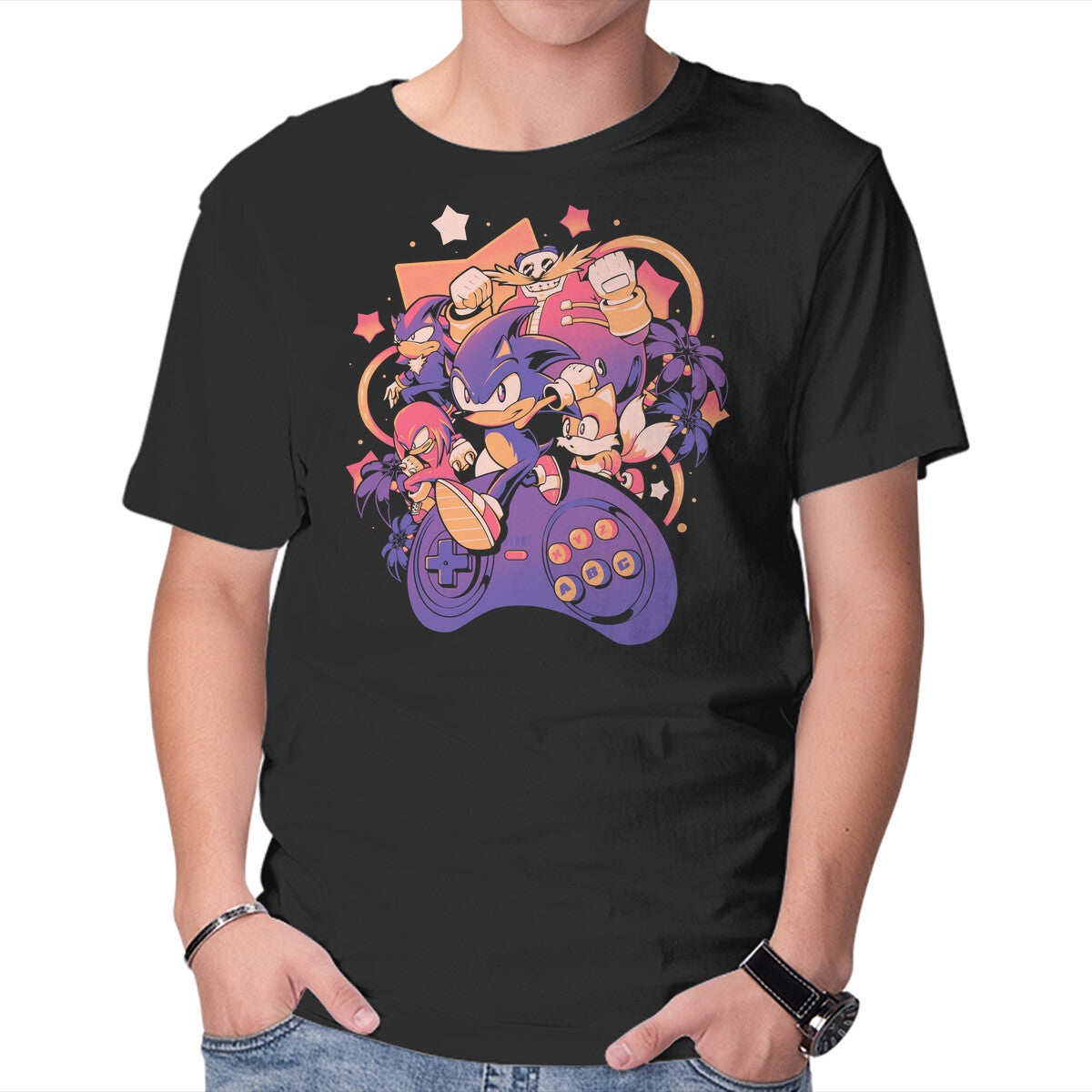 Gotta Play Fast – Gaming Graphic T-Shirt in black, product display