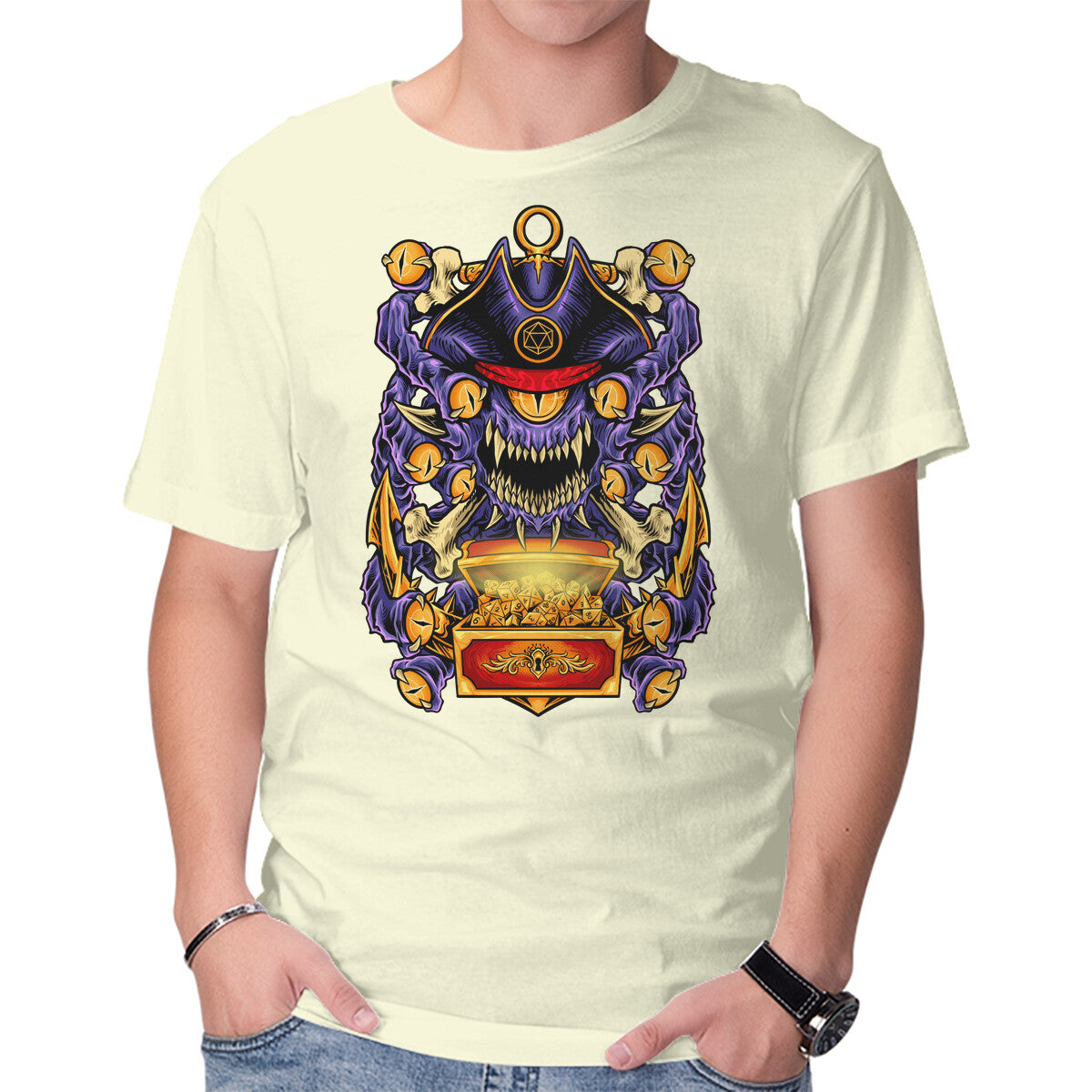 Pirate Beholder – Gaming Graphic T-Shirt