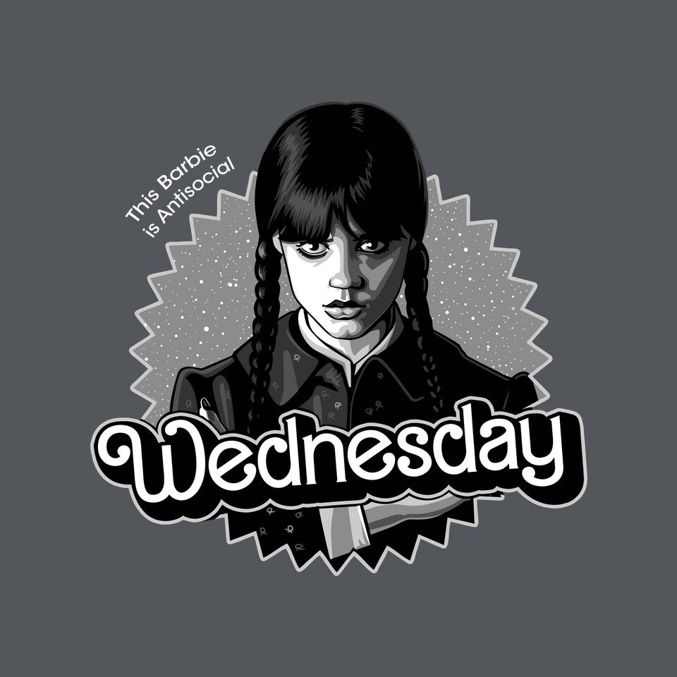 Antisocial Doll – Movie Graphic T-Shirt design artwork for charcoal graphic T-shirt
